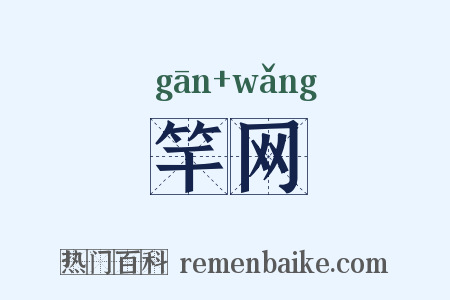 竿网是什么意思的图片